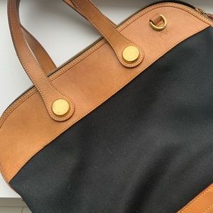 DOONEY AND BOURKE Leather & Canvas Tote